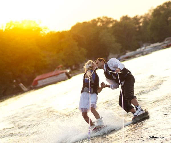Water-Skiing WEDDING