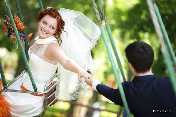 Wedding in a Merry-Go-Round