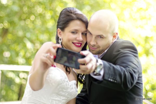 Wedding selfie