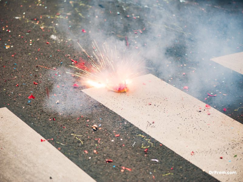 Avoid bursting crackers or doing anything that can pollute the environment