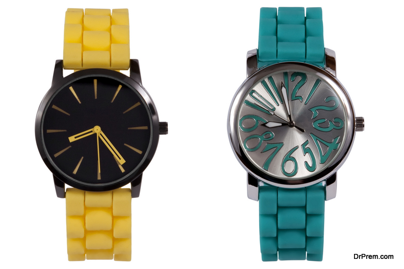 Identical fancy watches or bracelets