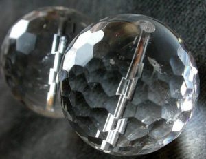 Crystal multi-faceted globe