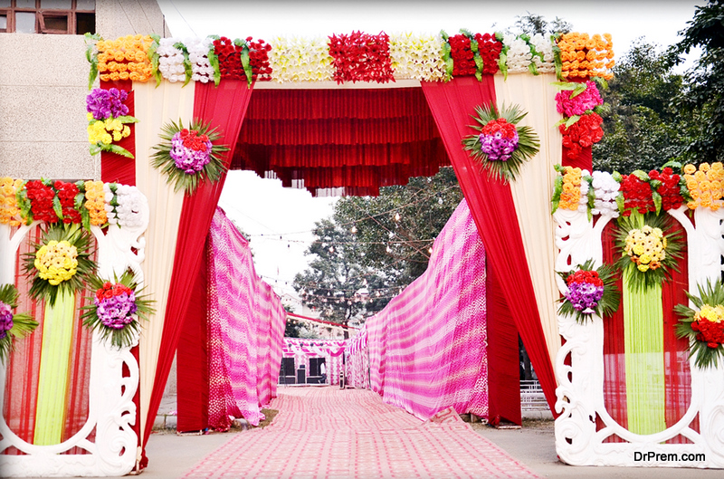 South East Wedding entrance