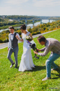 wedding couple hired a Videographer